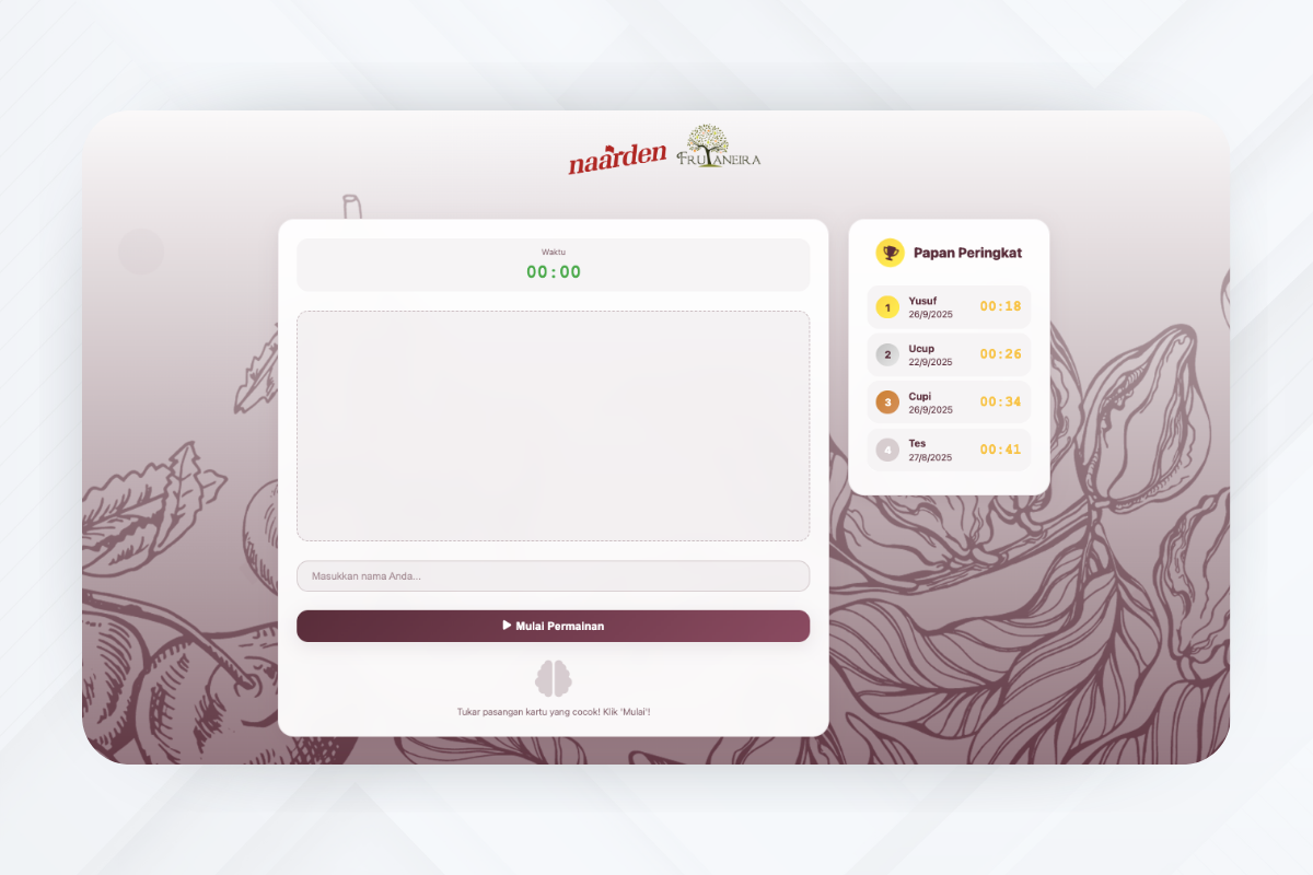 Game Landing Page project screenshot